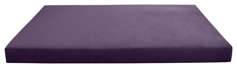 Knife Edge 8" Twin Size 75x39x8 Velvet Indoor Daybed Mattress |COVER ONLY|-AD339