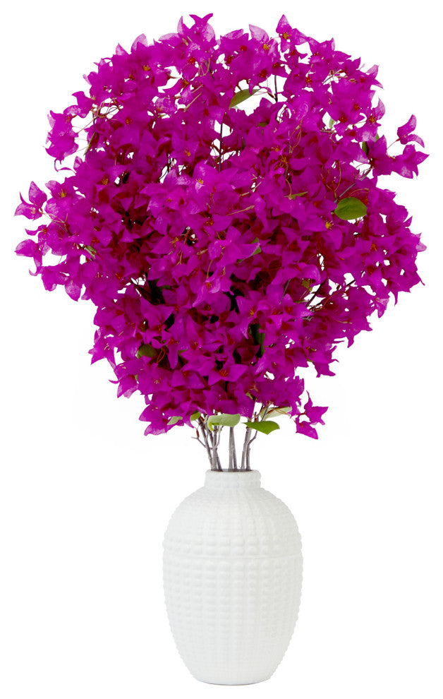 40in. Artificial Purple Bougainvillea Arrangement with Vase