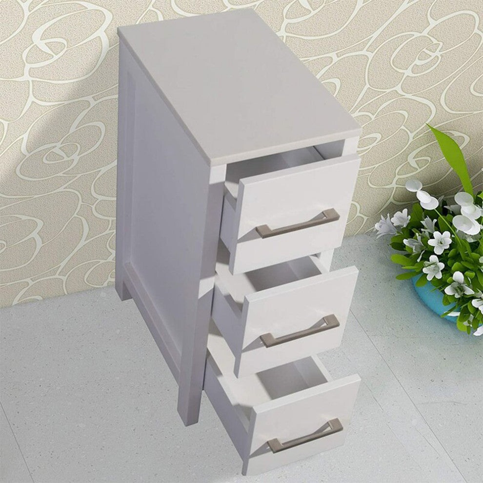 Vanity Art Vanity Cabinet, 12", White