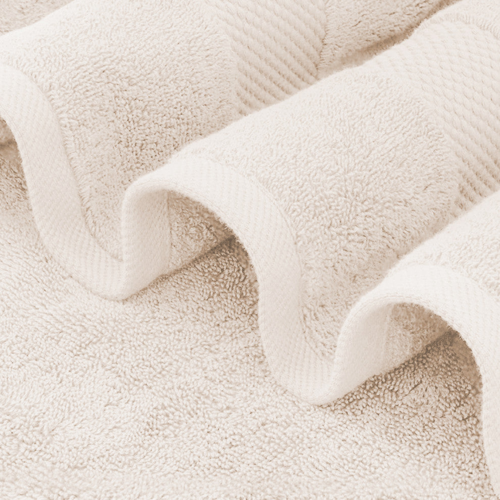 Organic Cotton Feather Touch Quick Dry Hand Towel, Marshmallow, Pack of 24