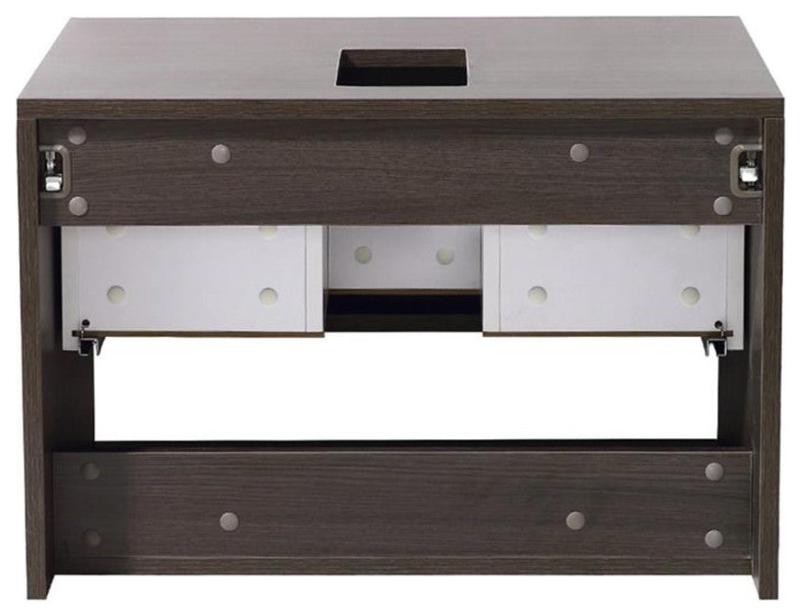 Fresca Potenza Gray Oak Modern Bathroom Cabinet