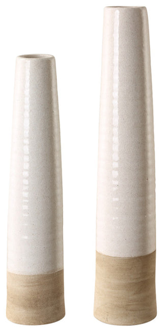 Uttermost - 18156 - Vases, S/2 - Ivory Sands - White Ceramic