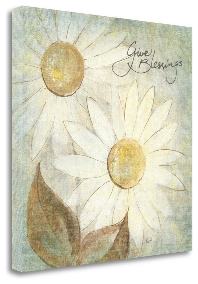 "Daisy Do IV - Give Blessings" By Chris Paschke, Giclee on Gallery Wrap Canvas