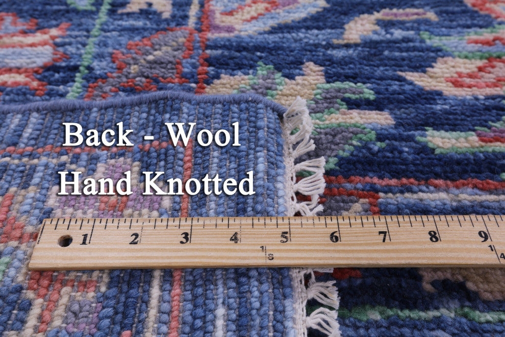9' 0" X 11' 11" Turkish Oushak Hand-Knotted Wool Rug - Q13290