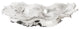 Rose Wood Burled Bowl, Silver
