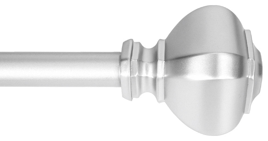 UTOPIA ALLEY 3/4 Inch Curtain Rod - Curtain Rods For Windows 28 to 48 Inch, Nickel