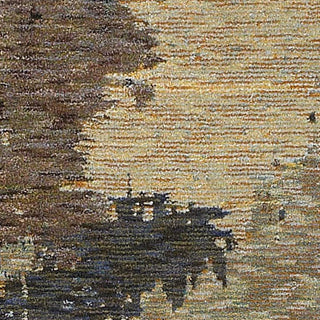 Evolution 8011B Rug, Blue/Brown, 3'3"x5'2"