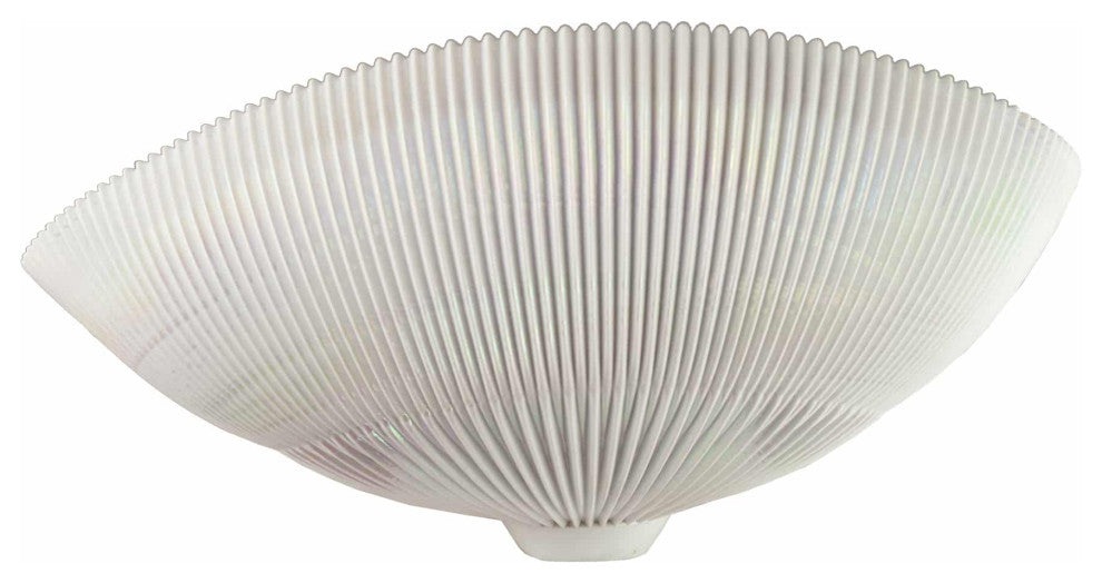 Amalfi Murano Glass Bathroom Sink, Bianco