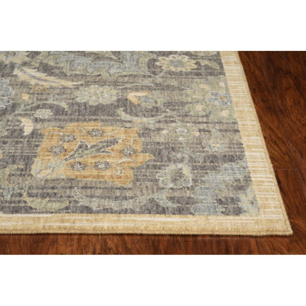 KAS Ria 6823 Taupe Morris Area Rug, 7'7"x10'10"