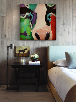 "Nelly" Painting Print on Wrapped Canvas, 48"x48"