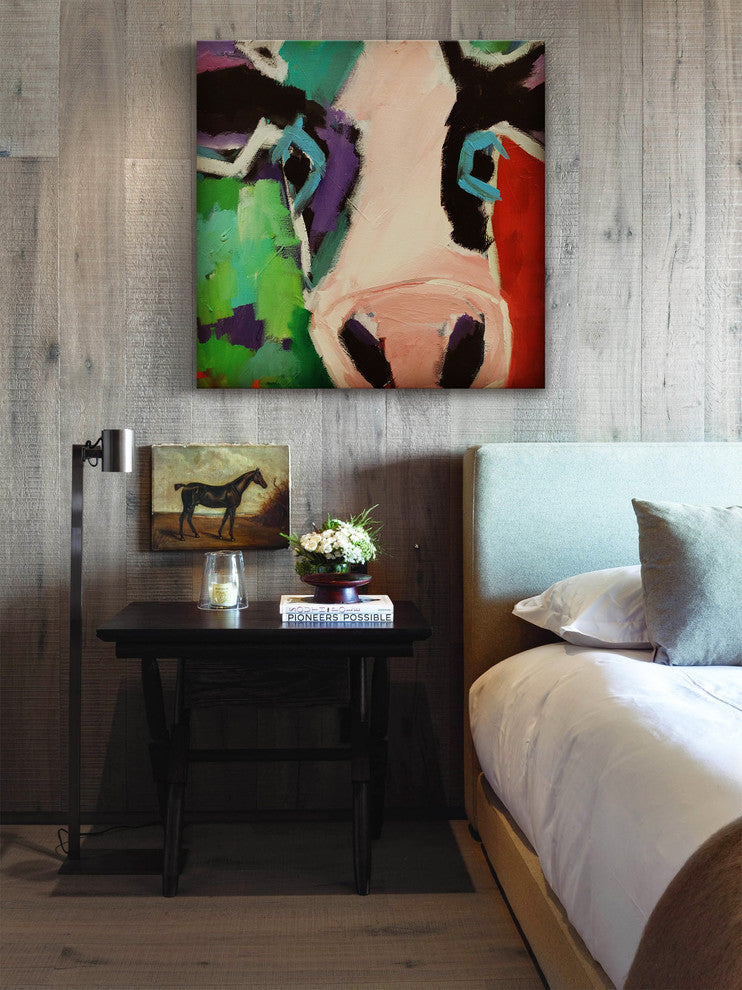 "Nelly" Painting Print on Wrapped Canvas, 48"x48"