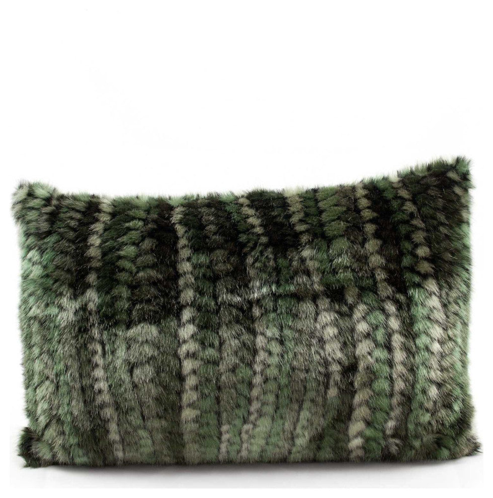 Mina Victory N9551 Throw Blanket, Green, 50" x 70"