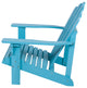 Shine Company Westport II Adirondack Chair With Hydro-Tex Finish, Aqua