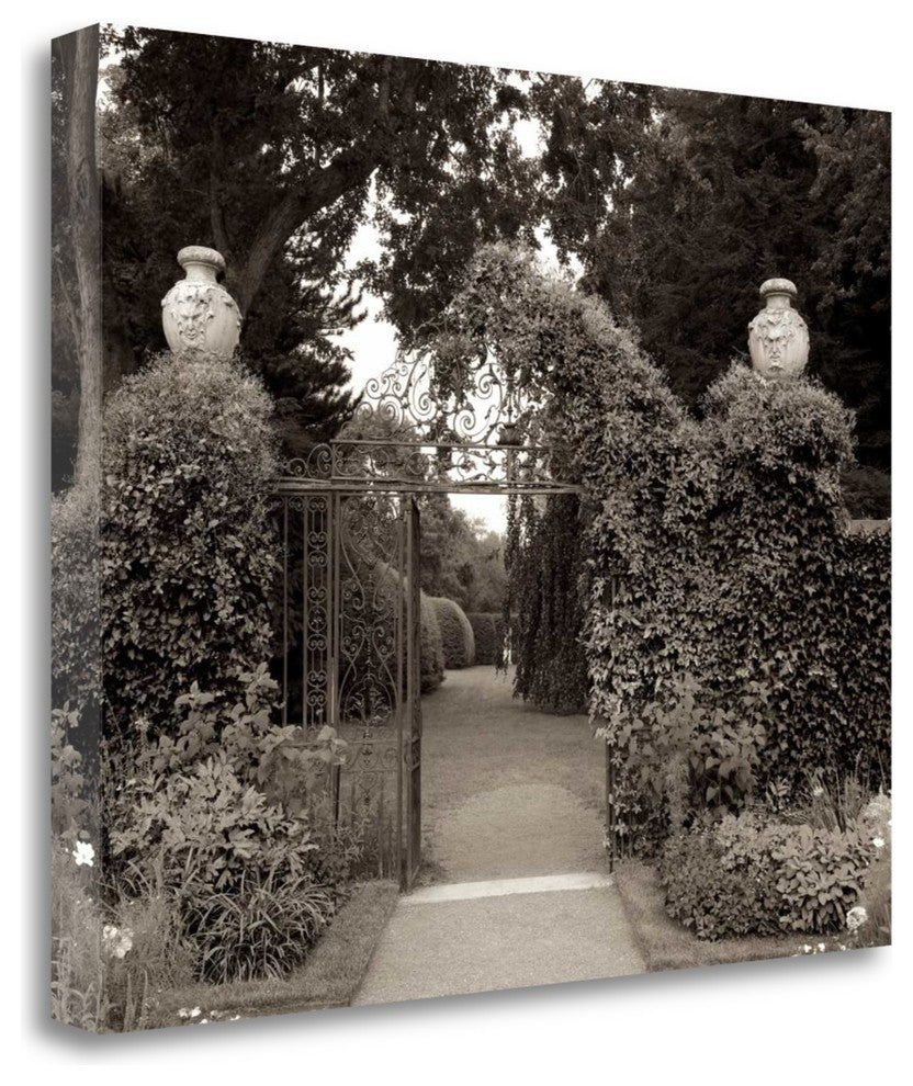 "Banc De Jardin - 76" By Alan Blaustein, Giclee Print on Gallery Wrap Canvas