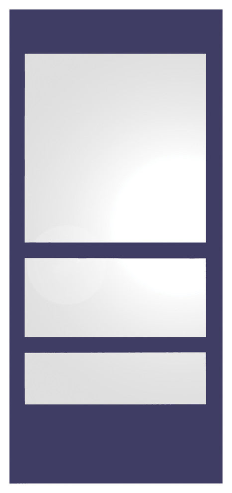 Whitehause WHE11-VIOLET Rectangular Ecoloom Mirror With Laminated Colored Glass