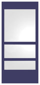 Whitehause WHE11-VIOLET Rectangular Ecoloom Mirror With Laminated Colored Glass