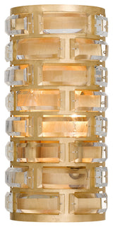 Crystorama Meridian 4-Light Antique Gold Sconce