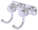 Mercury 2 Position Multi Hook with Dotted Accent, Polished Chrome
