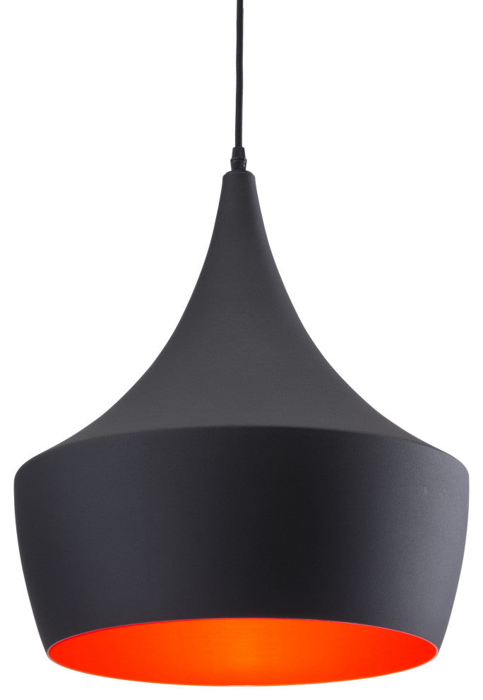 Copper Ceiling Lamp Matte Black