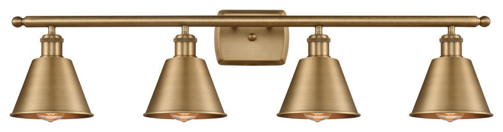 INNOVATIONS LIGHTING 516-4W-BB-M8 Smithfield 3 Light Bath Vanity Light