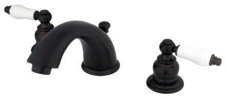 Kingston Brass Widespread Bathroom Faucet With Retail Pop-Up, Oil Rubbed Bronze