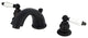 Kingston Brass Widespread Bathroom Faucet With Retail Pop-Up, Oil Rubbed Bronze