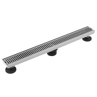 VIGO Elan Linear Shower Drain, Chrome, 24"