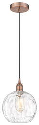 Innovations 616-1P-AC-G1215-8-LED 1-Light Mini Pendant, Antique Copper