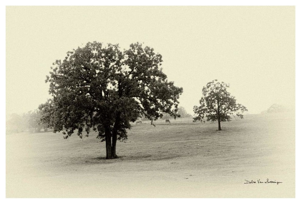 "Horses and Trees II" Digital Paper Print by Debra Van Swearingen, 38"x26"