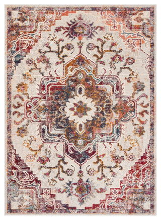 Safavieh Crystal CRS501F Rug, Light Blue/Burgundy, 6'7" X 9'2"
