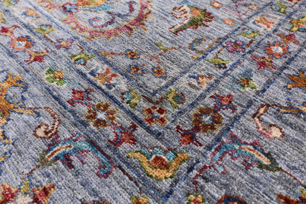 8' 3" X 10' 1" Hand Knotted Persian Tabriz Wool Rug Q10562