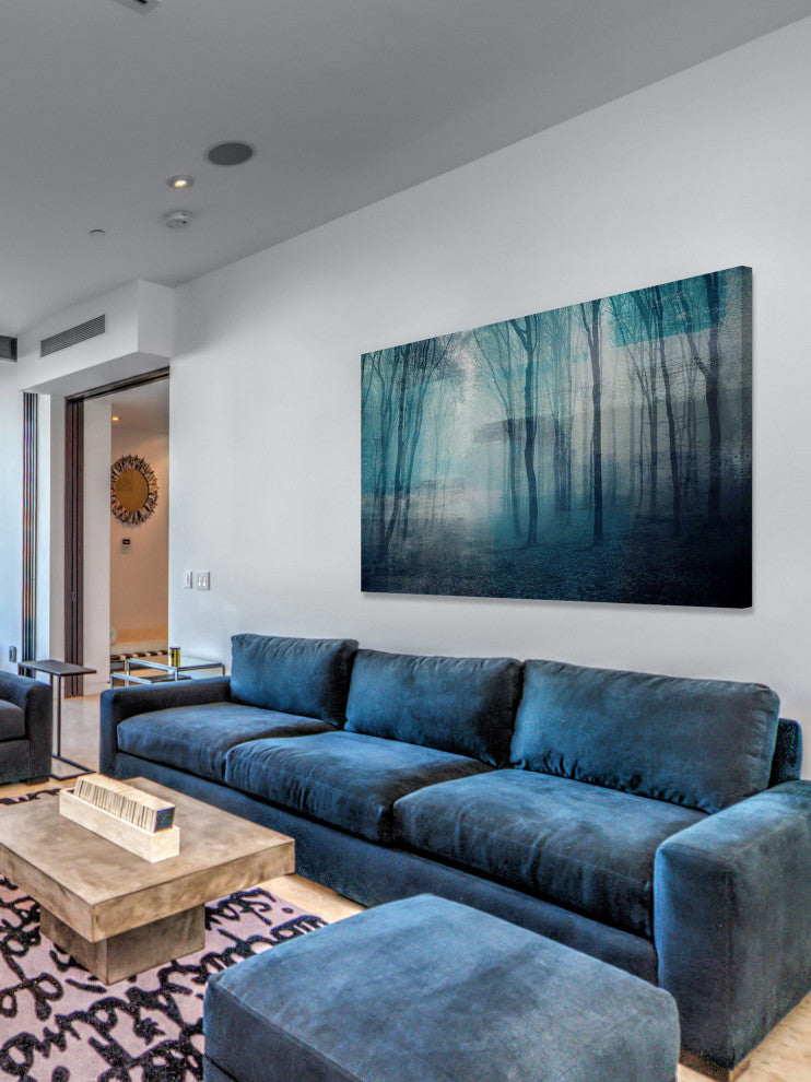 "Partial Light" Painting Print on Wrapped Canvas, 18"x12"