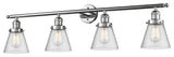 Innovations Lighting 215-Pc-G64-Led 4 Light Dimmable Led Bathroom Fixture