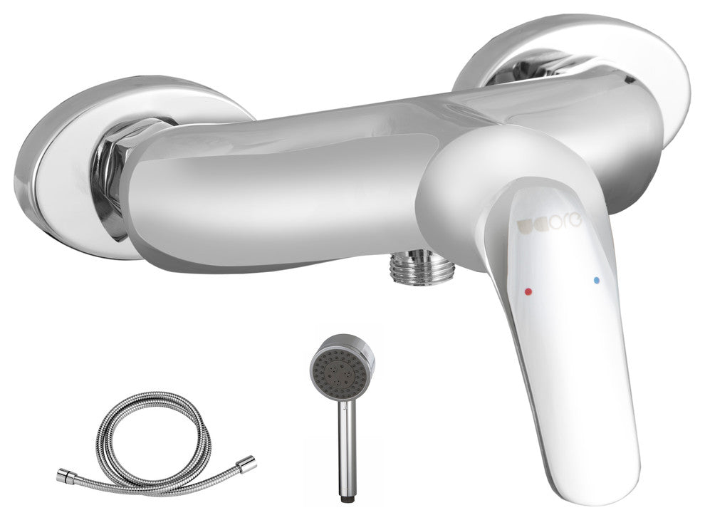Ucore Single Handle Bathtub Shower Mixer With Showerhead and 60" Hose