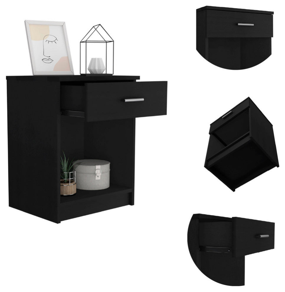 Pictor Nightstand, Black