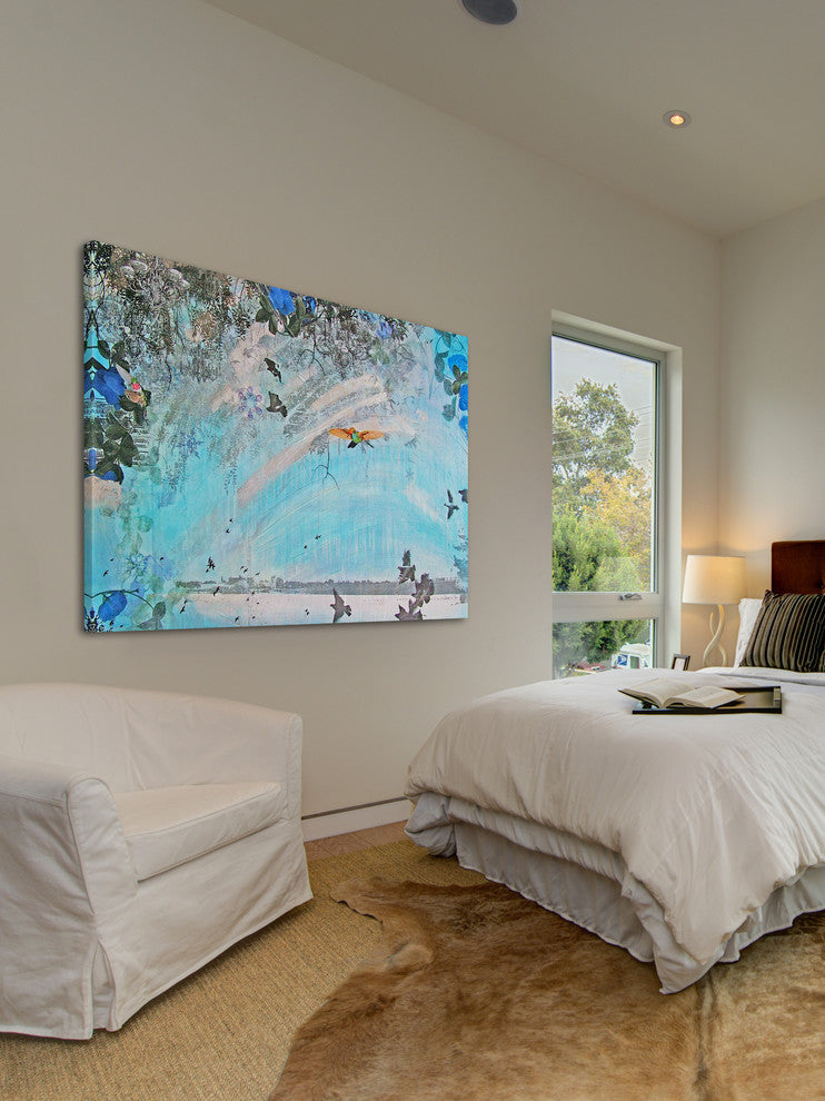 "Celsius Scorpio" Painting Print on Canvas by Tracy Silva Barbosa