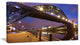Bridges over River Tyne Newcastle, Cityscape Canvas Art Print, 32"x16"