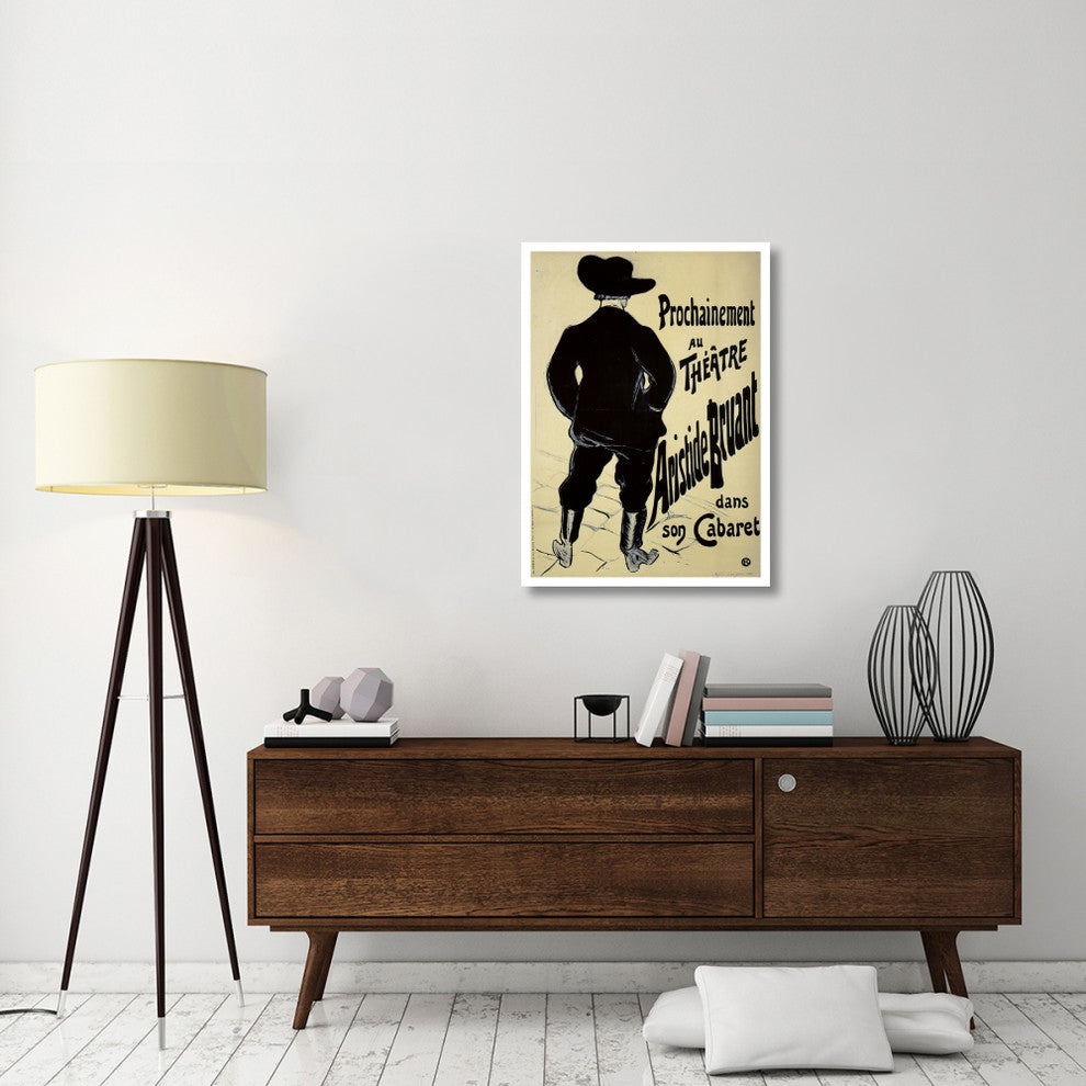 "Theatre Aristide Bruant" Digital Paper Print by Henri Toulouse-Lautrec, 27"x38"