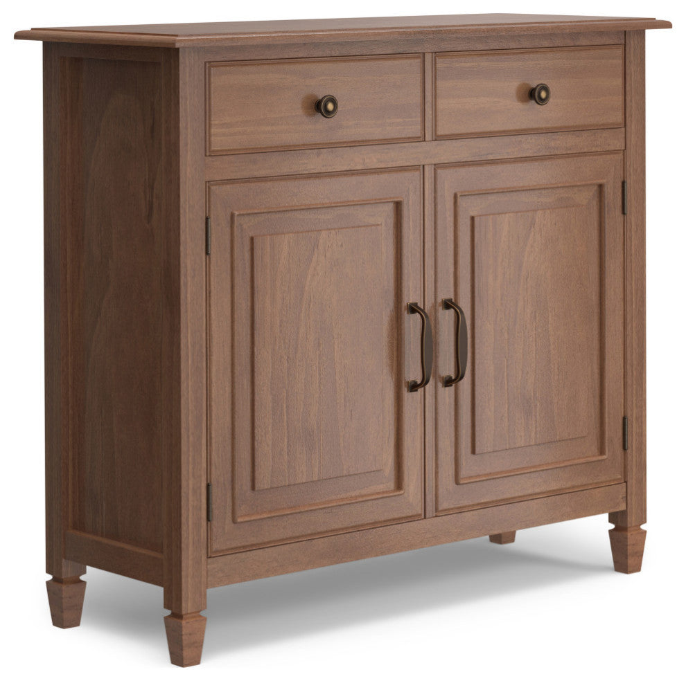 Connaught Entryway Storage Cabinet, Medium Saddle Brown