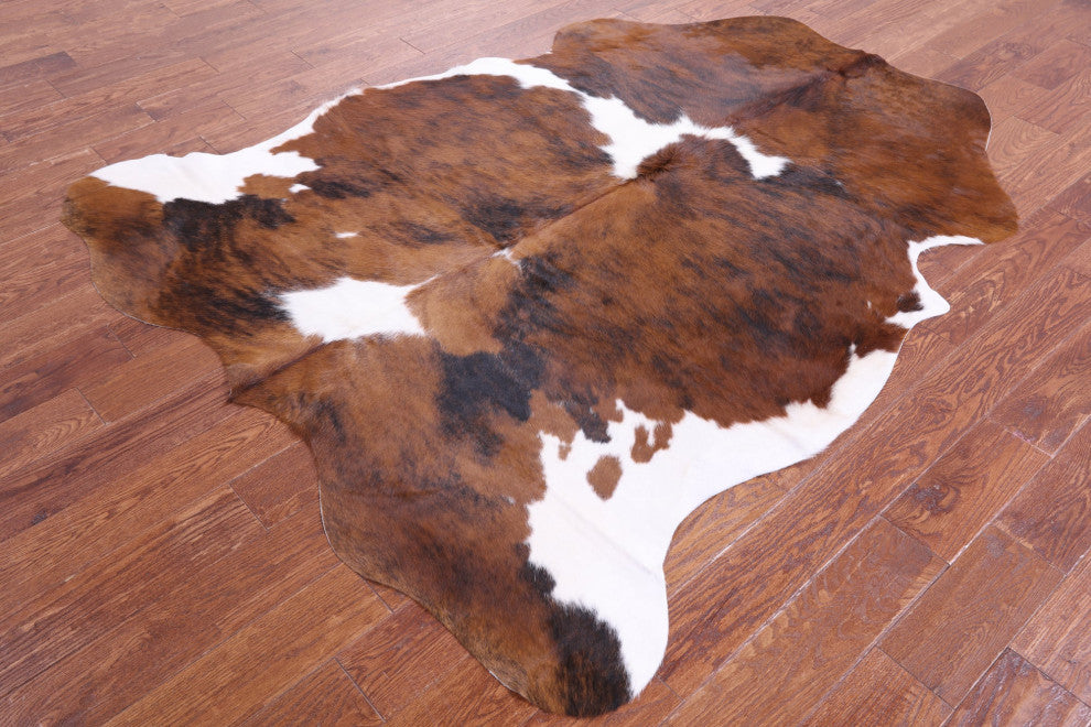 Natural Cowhide Rug 7' 1" X 5' 9" C2194