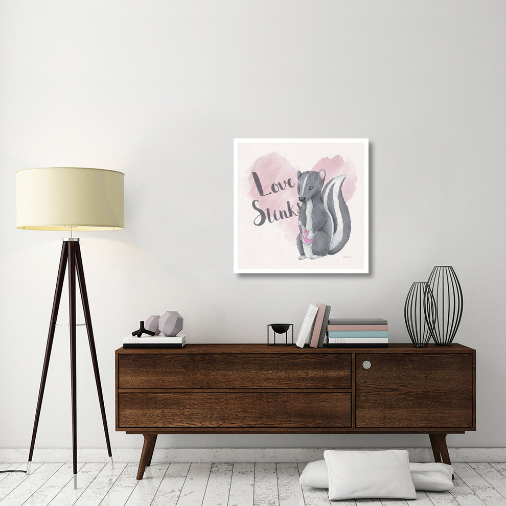 "My Furry Valentine II Sq" Digital Paper Print by Elyse DeNeige, 32"x32"