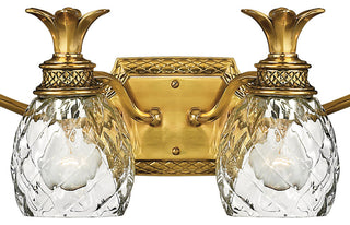 Hinkley Plantation Large Four Light Vanity, Burnished Brass