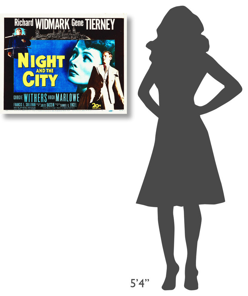 "Night And The City" Stretched Canvas Giclee by Hollywood Photo Archive, 30"x24"