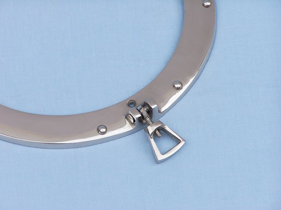 Deluxe Class Porthole Mirror, Chrome, 20''