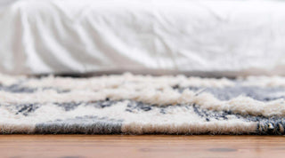 Unique Loom Ivory Mesa Area Rug, Navy Blue, 2'2x6', Runner
