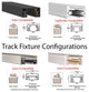 LED1023 Exterminator II LED 22W Track Head 3000K Narrow, Black for L Track