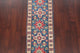Hand-Knotted Kazak Pakistani Oriental Runner Rug Traditional, Blue, 5'11"X2'0"