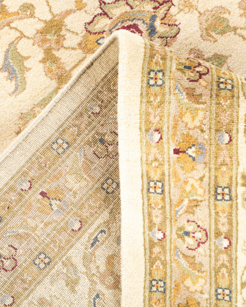 Pandaung One-of-a-Kind Hand-Knotted Area Rug Ivory, 8'2"x12'0"