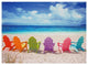 Beach Chairs Canvas Wall Art