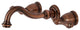 Kingston Brass KS312ALAC 2-Handle Wall Mount Bathroom Faucet, Antique Copper